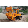 Off-road wielen zelfladende verse betonmixer